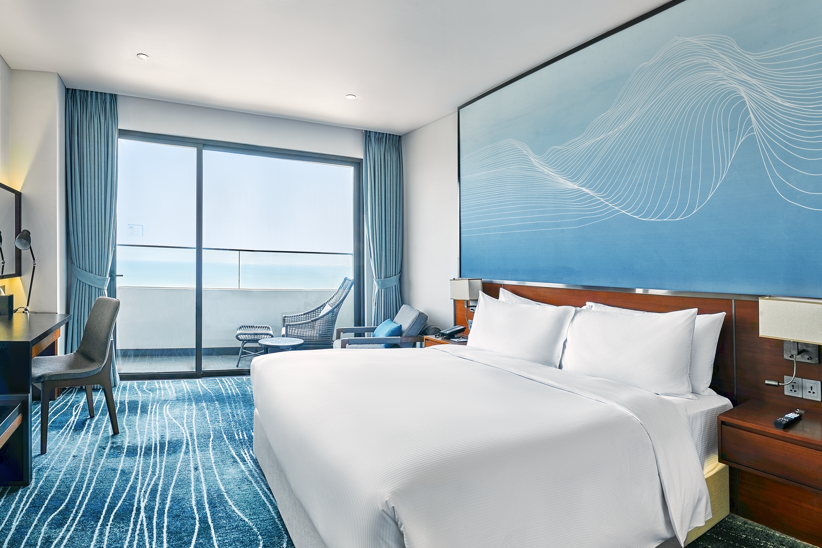 Phòng Deluxe giường đôi hướng biển